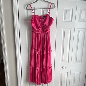 Aqua Vibrant Pink Dress